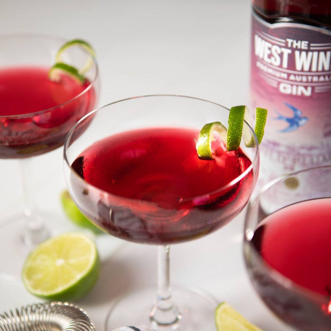West Winds Wild Plum Charlie Chaplin Cocktail