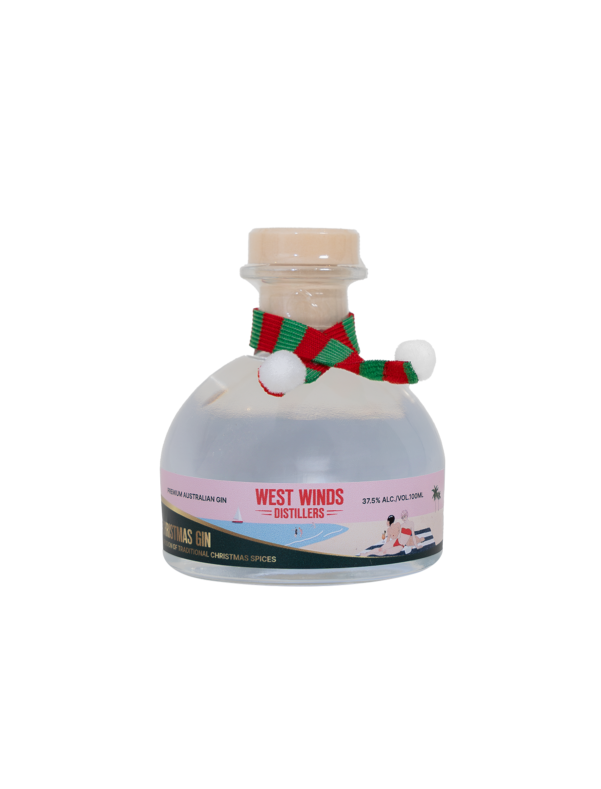 The West Winds Christmas Gin 100ml