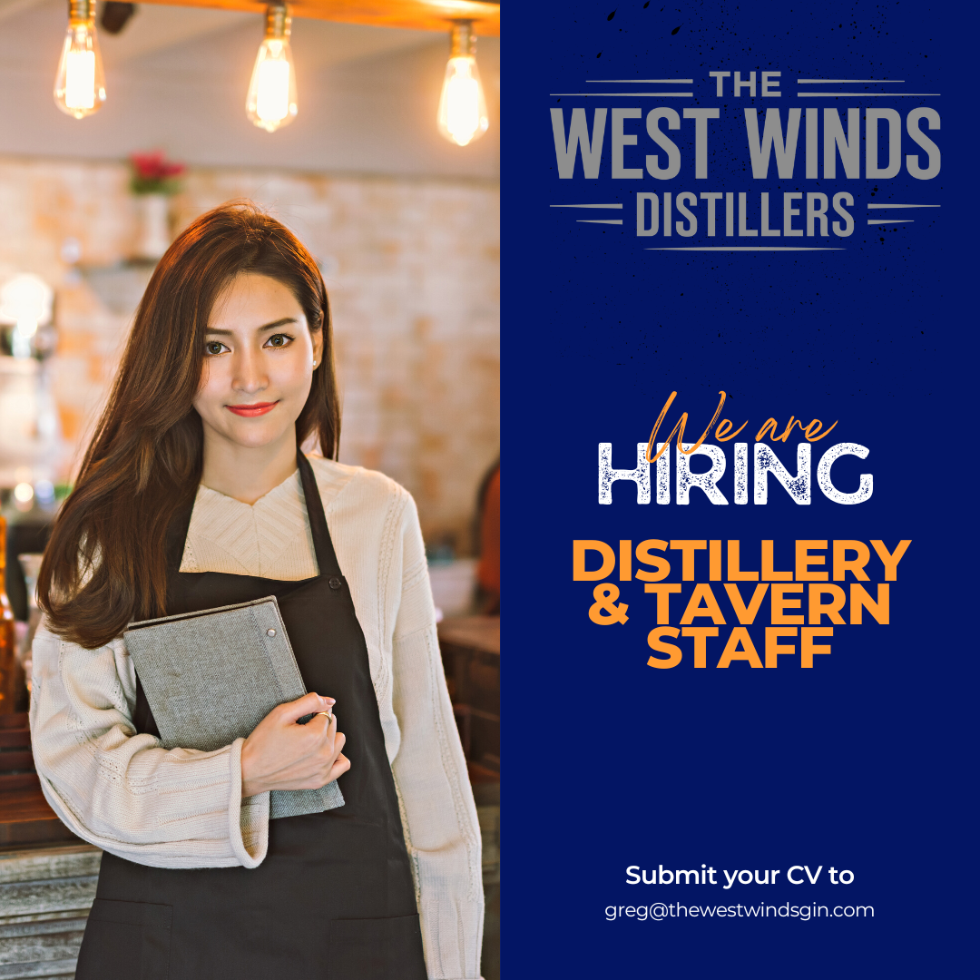 WANT TO WORK AT THE NEW WEST WINDS TAVERN & DISTILLERY?