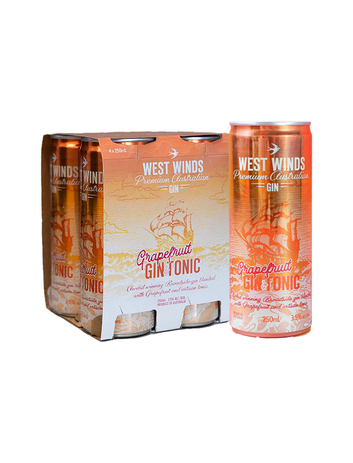 24 Pack Grapefruit 3.5% G&T