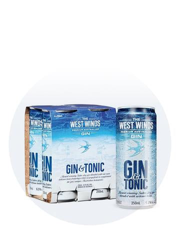 4 Pack Sabre Gin & Tonic Cans
